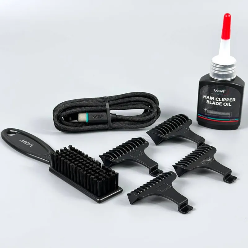 ماشین اصلاح موی سر و صورت شارژی وی جی ار مدل v-254 - تصویر 3
