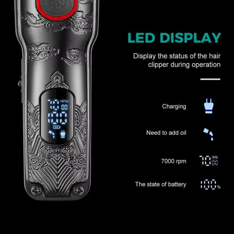 ماشین اصلاح موی سر و صورت شارژی وی جی ار مدل v-254 - تصویر 5