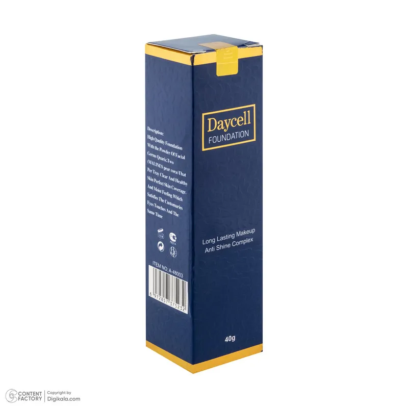 کرم پودر مایع دی سل مدل Anti-Shine شماره 02 مناسب انواع پوست وزن 40 گرم - تصویر 4