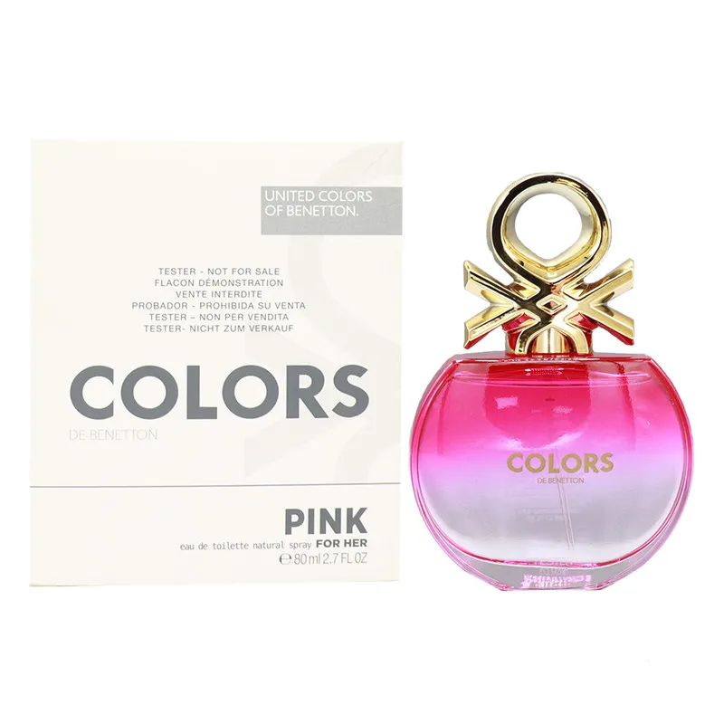 تستر ادو تویلت زنانه بنتون مدل PINK با رایحه شیرین حجم 80 میلی لیتر - تصویر 2