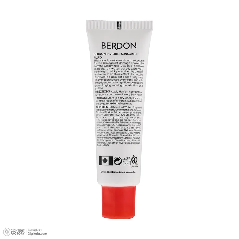 فلوئید ضد آفتاب بدون رنگ صورت بردون spf50 مدل Broad Spectrum محافظ UVA،UVB مناسب پوست‌های چرب و آکنه‌دار حجم 50 میلی لیتر - تصویر 6