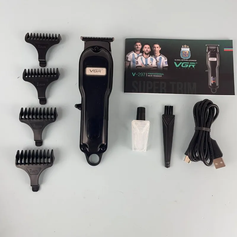 ماشین اصلاح موی سر و صورت شارژی وی جی ار مدل V-297 - تصویر 2