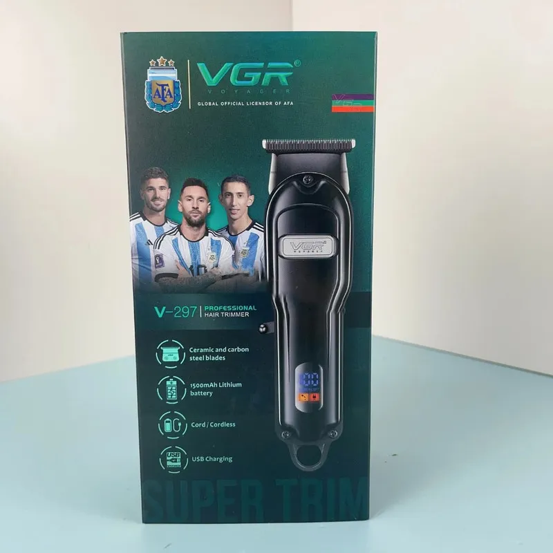 ماشین اصلاح موی سر و صورت شارژی وی جی ار مدل V-297 - تصویر 3