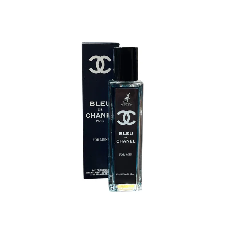 عطر جیبی مردانه الحمبرا مدل BLEU DE CHANEL با رایحه تند و خنک حجم ۳۵ میلی لیتر - تصویر 2