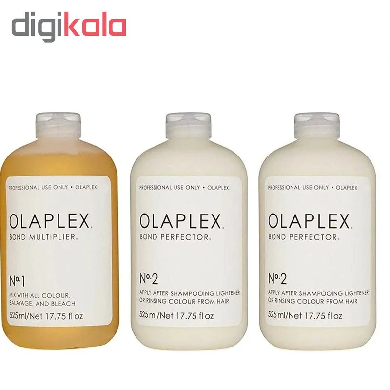 سرم مو اولاپلکس مدل salon kit حجم 525 میلی لیتر بسته 3 عددی - تصویر 2