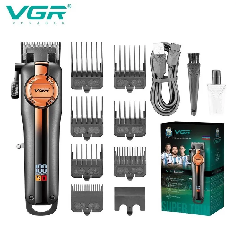 ماشین اصلاح موی سر و صورت شارژی وی جی ار مدل v141 - تصویر 2