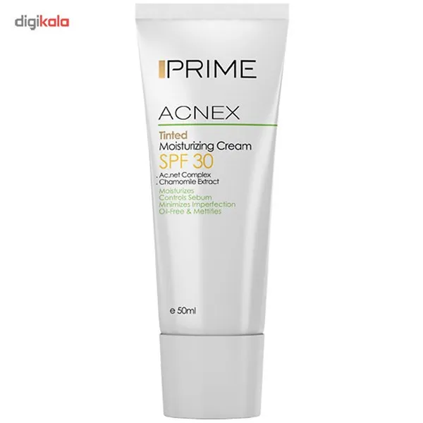 کرم مرطوب کننده رنگی پرایم مدل Acnex SPF 30 حجم 50 میلی لیتر192622 - تصویر 2