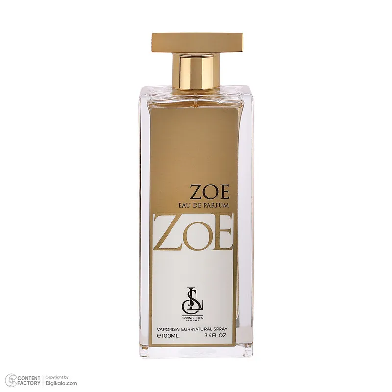 ادوپرفیوم زنانه اسپرینگ لیلیز مدل Zoe با رایحه معتدل حجم 100 میلیلیتر - تصویر 2