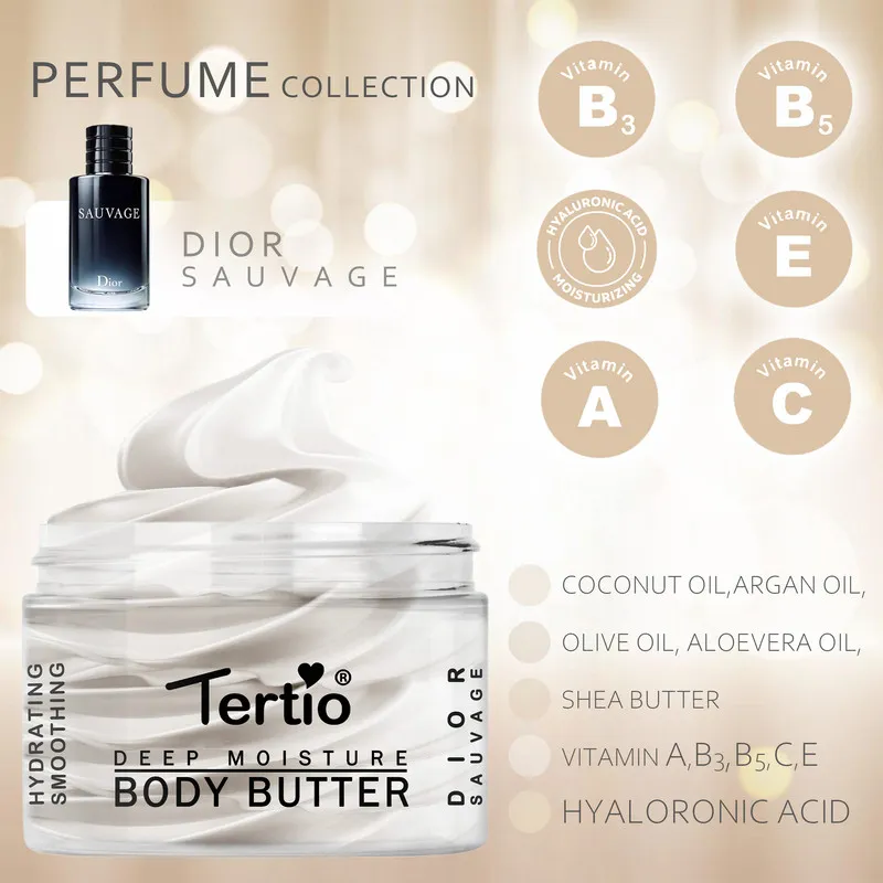 کره بدن ترتیو مدل Dior Sauvage مناسب برای انواع پوست حجم 150 میلی لیتر - تصویر 2