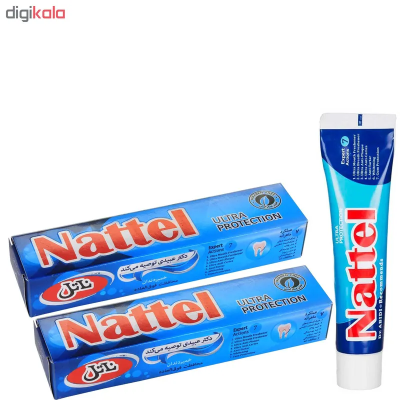 خمیر دندان ناتل مدل Ultra Protection حجم 65 میلی لیتر مجموعه 2 عددی - تصویر 2