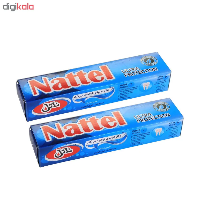 خمیر دندان ناتل مدل Ultra Protection حجم 65 میلی لیتر مجموعه 2 عددی - تصویر 3
