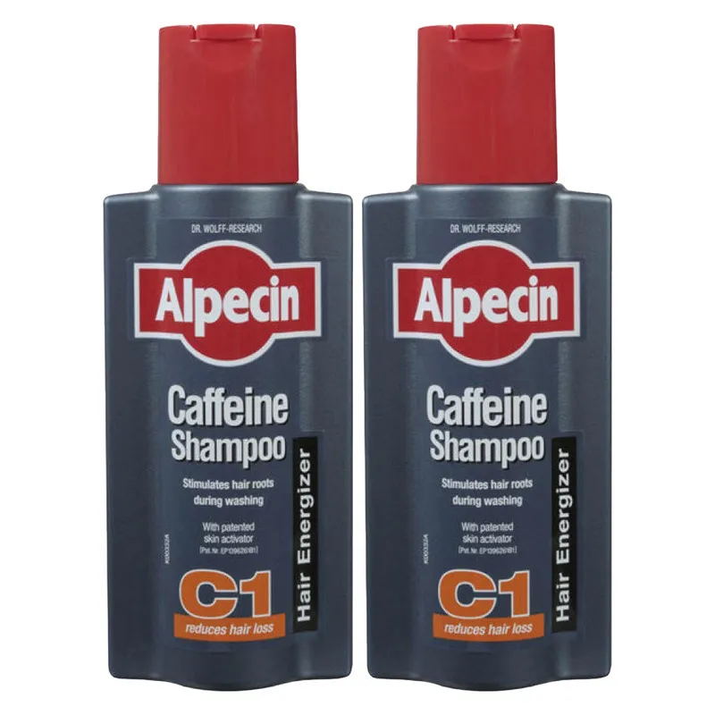 شامپو مو آلپسین مدل Caffeine C1 حجم 250 میلی لیتر مجموعه 2 عددی