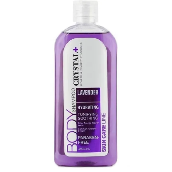 شامپو بدن کریستال مدل Lavender با رایحه اسطوخودوس مناسب برای انواع پوست حجم 400 میلی لیتر - تصویر 2