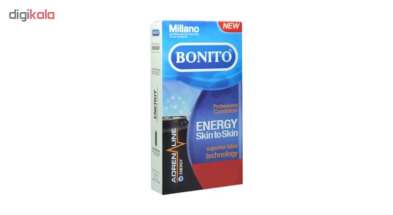 کاندوم بونیتو مدل Energy مجموعه 4 عددی - تصویر 3