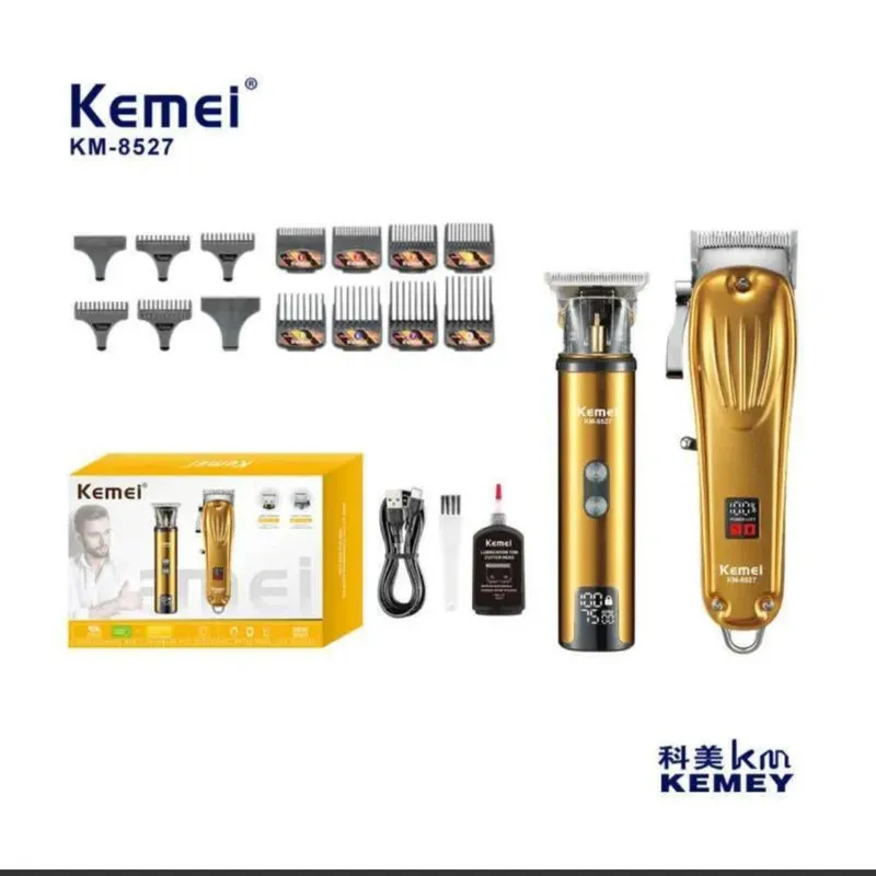 ماشین اصلاح موی سر و صورت کیمی مدل KM-8527 مجموعه 2 عددی - تصویر 4