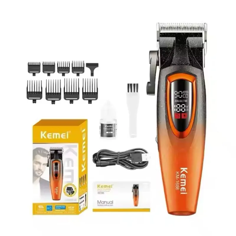 ماشین اصلاح موی سر و صورت شارژی کیمی مدل KM-1686 - تصویر 5