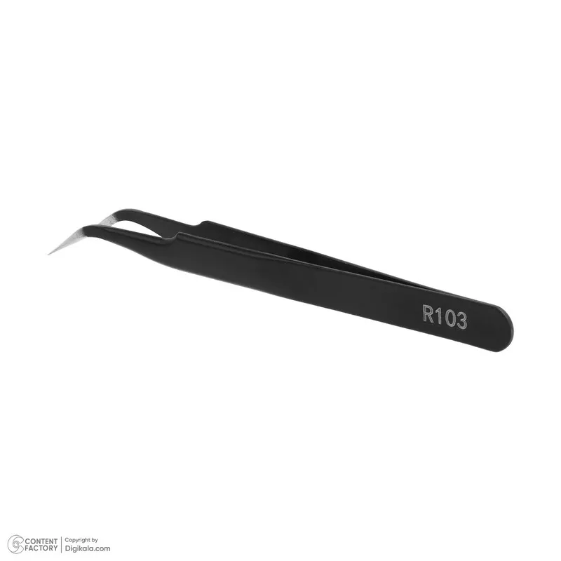 انبر اکستنشن مژه رد چری مدل Curved R103 - تصویر 3