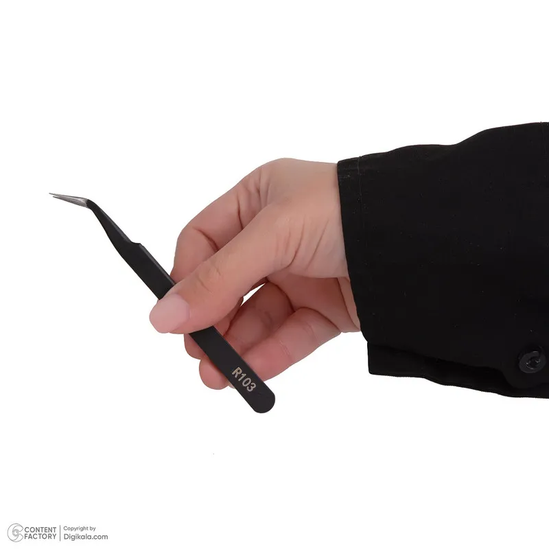 انبر اکستنشن مژه رد چری مدل Curved R103 - تصویر 4