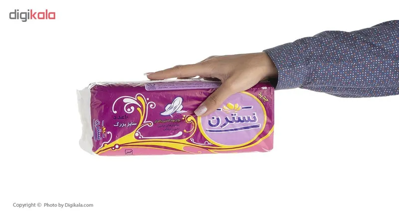 نوار بهداشتی بالدار نسترن بسته 10 عددی - تصویر 6