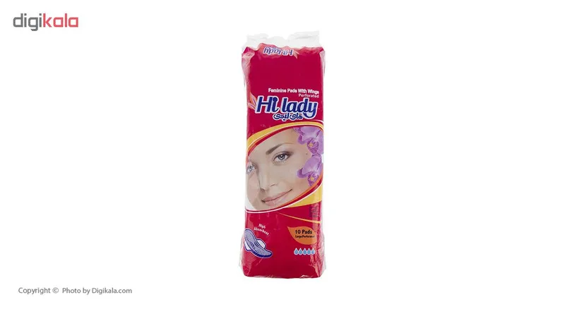 نوار بهداشتی های لیدی مدل Pink بسته 10 عددی - تصویر 3