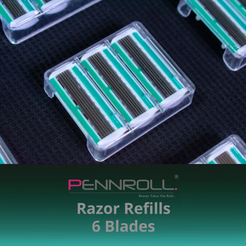 تیغ یدک پنرول مدل PRCL - Razor Refills 6 X3 بسته 3 عددی - تصویر 4
