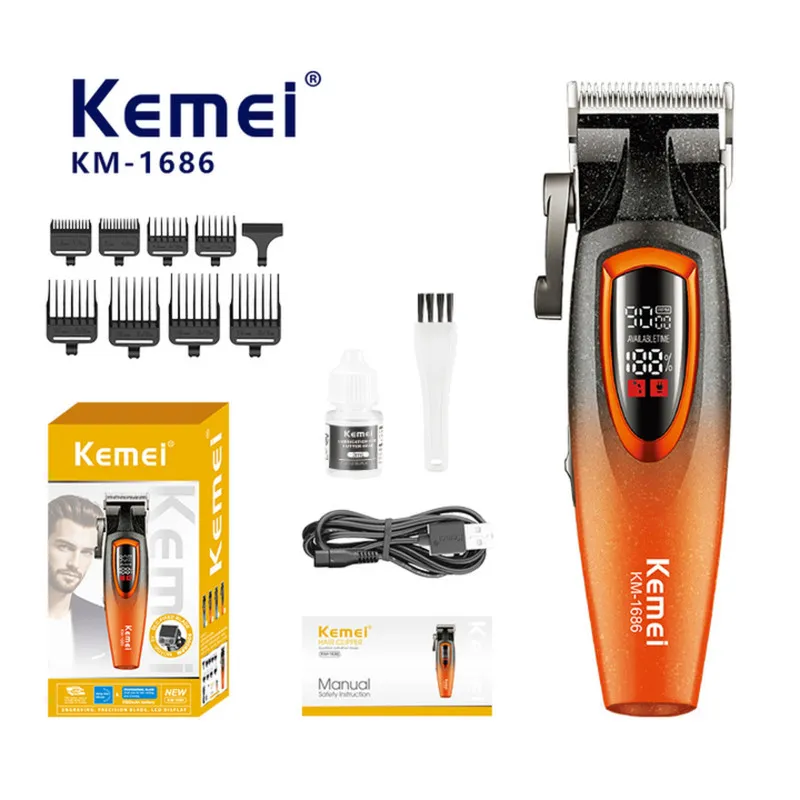 ماشین اصلاح موی سر و صورت شارژی کیمی مدل km-1686 - تصویر 4