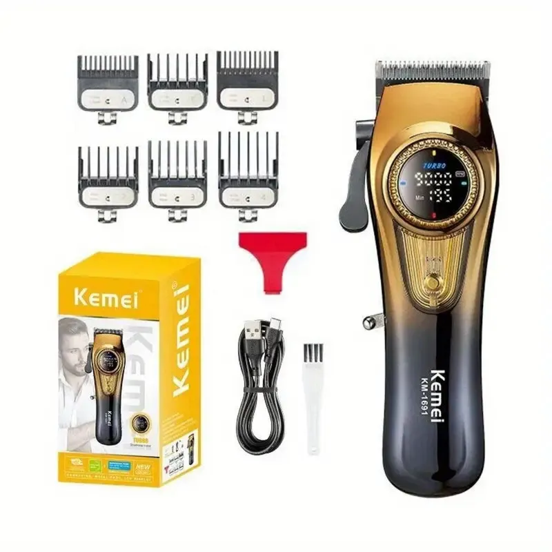 ماشین اصلاح موی سر و صورت شارژی کیمی مدل km-1691 - تصویر 3
