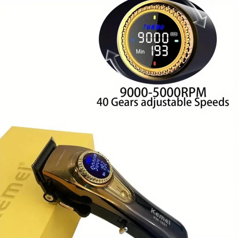 ماشین اصلاح موی سر و صورت شارژی کیمی مدل km-1691 - تصویر 4