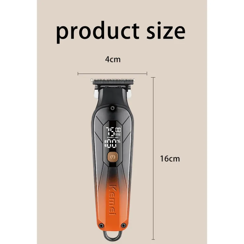 ماشین اصلاح موی سر و صورت شارژی کیمی مدل km-1741 - تصویر 6