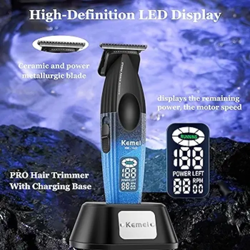 ماشین اصلاح موی سر و صورت شارژی کیمی مدل KM-1669 - تصویر 5