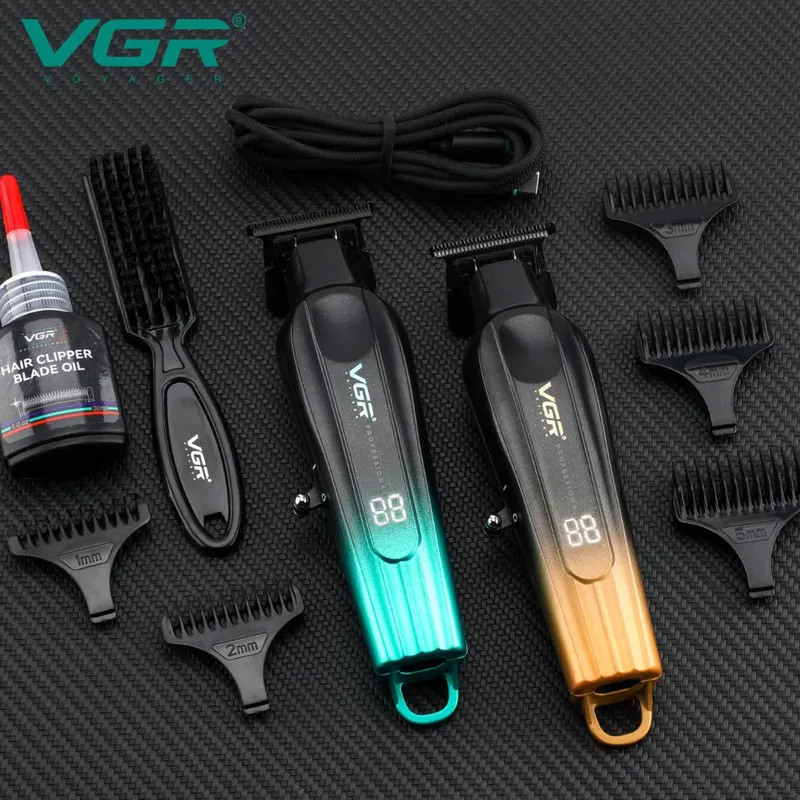 ماشین اصلاح موی سر و صورت شارژی وی جی ار مدل V-935 - تصویر 5