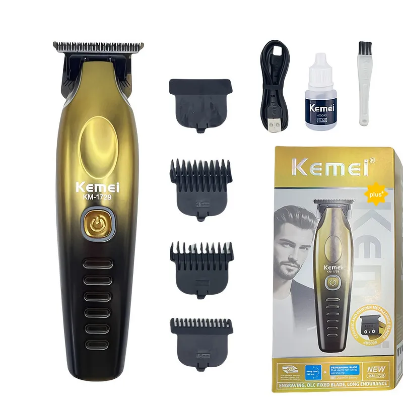 ماشین اصلاح موی سر و صورت شارژی کیمی مدل KM-1729 - تصویر 2