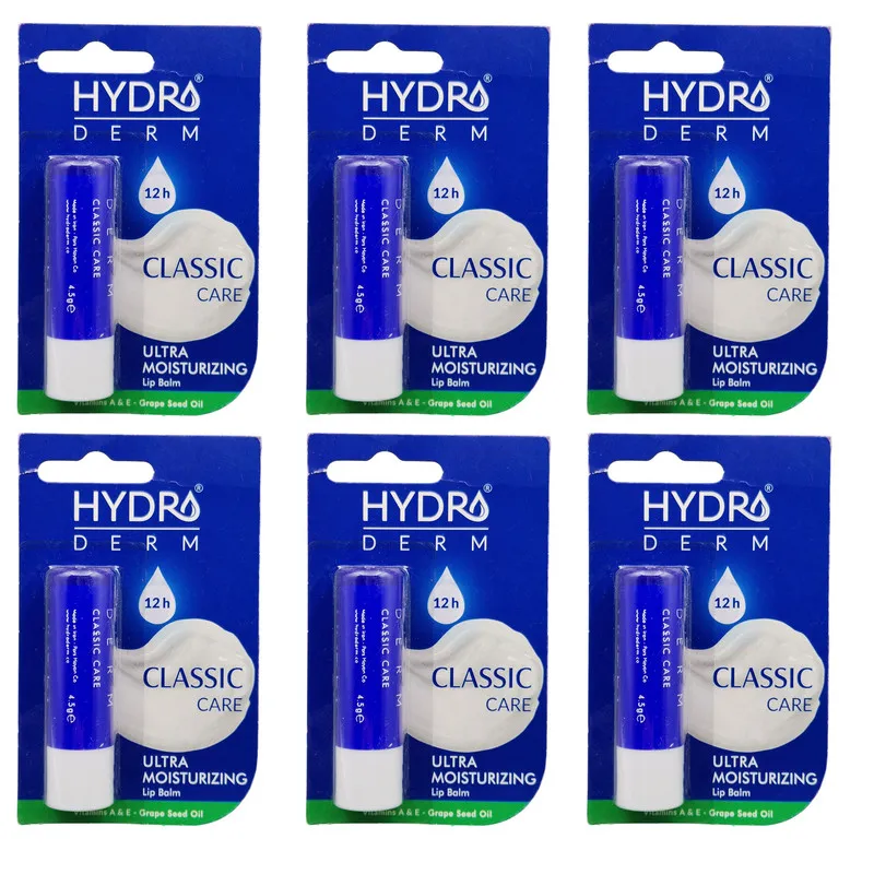بالم لب هیدرودرم مدل CLASSIC CARE مجموعه 6 عددی