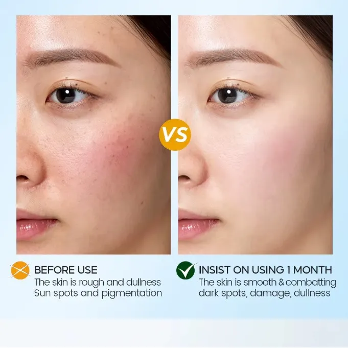 کرم ضد آفتاب بدون رنگ صورت ویبرانت گلمور spf50 مدل ویتامین سی محافظ UVA،UVB مناسب برای انواع پوست وزن 30 گرم - تصویر 4