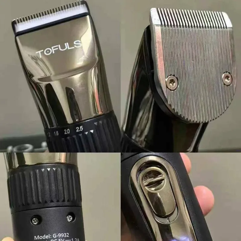 ست ماشین اصلاح موی صورت و بدن شارژی توفولز مدل G-9932 - تصویر 6