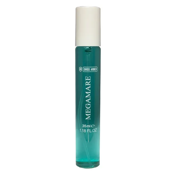 عطر جیبی مردانه سوئیس آرمه مدل MEGAMARE با رایحه خنک و گرم حجم ۳۵ میلی‌لیتر