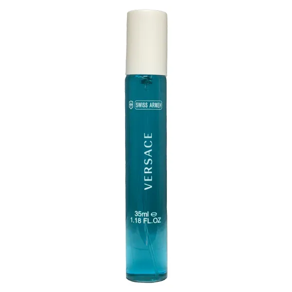 عطر جیبی مردانه سوئیس آرمه مدل VERSACE POUR HOMME با رایحه خنک حجم 35 میلیلیتر
