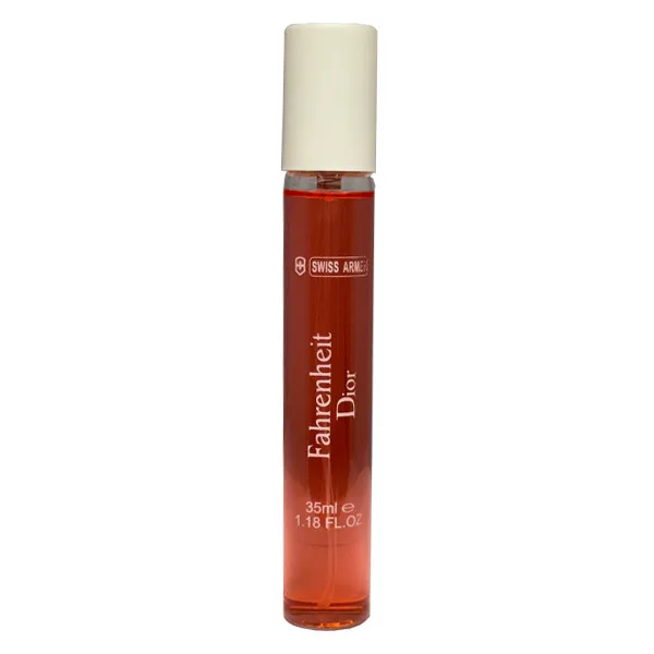 عطر جیبی مردانه سوئیس آرمه مدل Fahrenheit Dior با رایحه تند و شیرین حجم 35 میلیلیتر