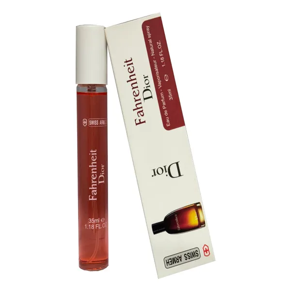 عطر جیبی مردانه سوئیس آرمه مدل Fahrenheit Dior با رایحه تند و شیرین حجم 35 میلیلیتر - تصویر 2