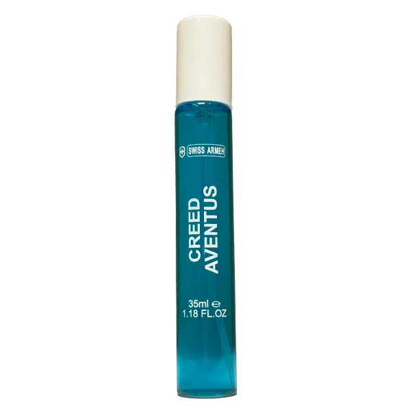 عطر جیبی مردانه سوئیس آرمه مدل CREED AVENTUS با رایحه خنک حجم 35 میلی‌لیتر