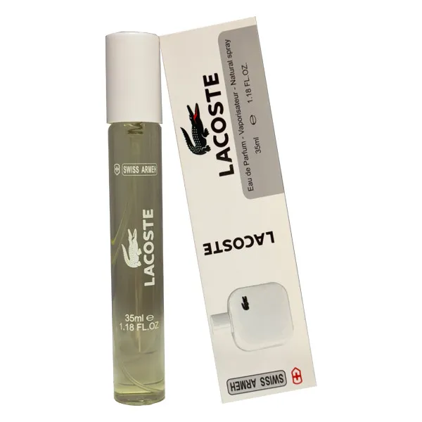 عطر جیبی مردانه سوئیس آرمه مدل LACOSTE با رایحه خنک حجم 35 میلیلیتر - تصویر 2