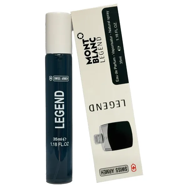 عطر جیبی مردانه سوئیس آرمه مدل MONT BLANC LEGEND با رایحه خنک حجم 35 میلیلیتر - تصویر 2