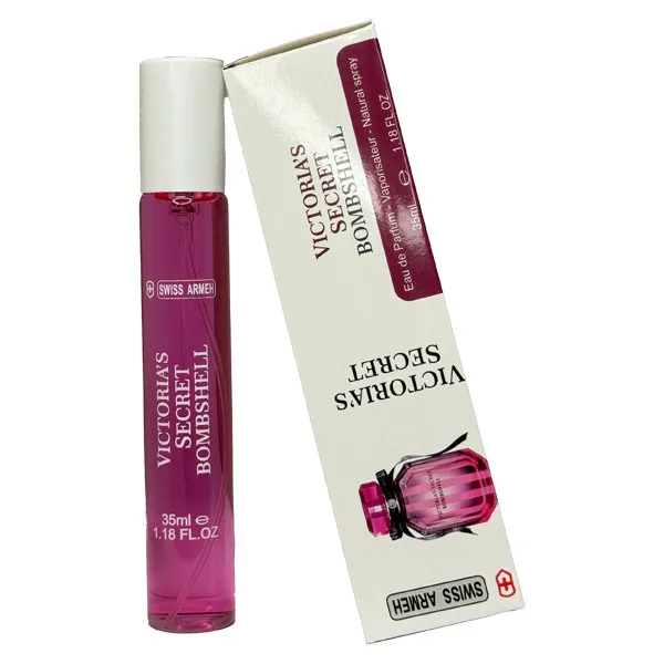 عطر جیبی زنانه سوئیس آرمه مدل VICTORIA'S SECRET BOMBSHELL با رایحه معتدل و شیرین حجم ۳۵ میلیلیتر - تصویر 2