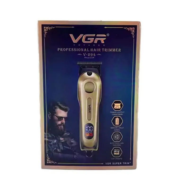ماشین اصلاح موی سر و صورت شارژی وی جی ار مدل V-294 - تصویر 2