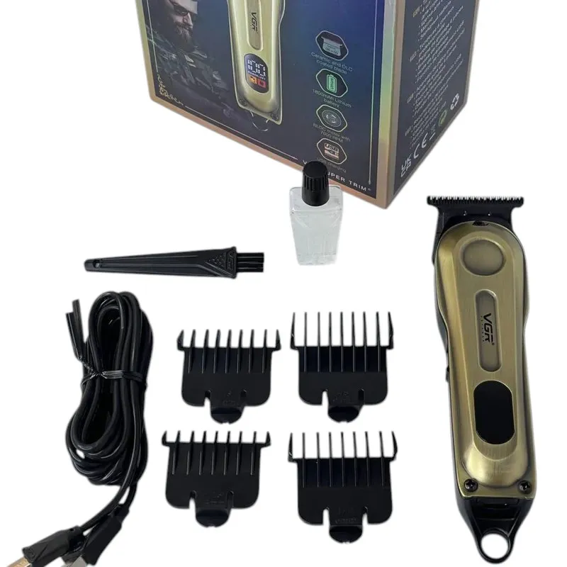 ماشین اصلاح موی سر و صورت شارژی وی جی ار مدل V-294 - تصویر 3