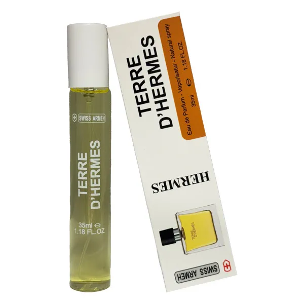 عطر جیبی مردانه سوئیس آرمه مدل TERRE DHERMES با رایحه تند و تلخ حجم 35 میلیلیتر - تصویر 2