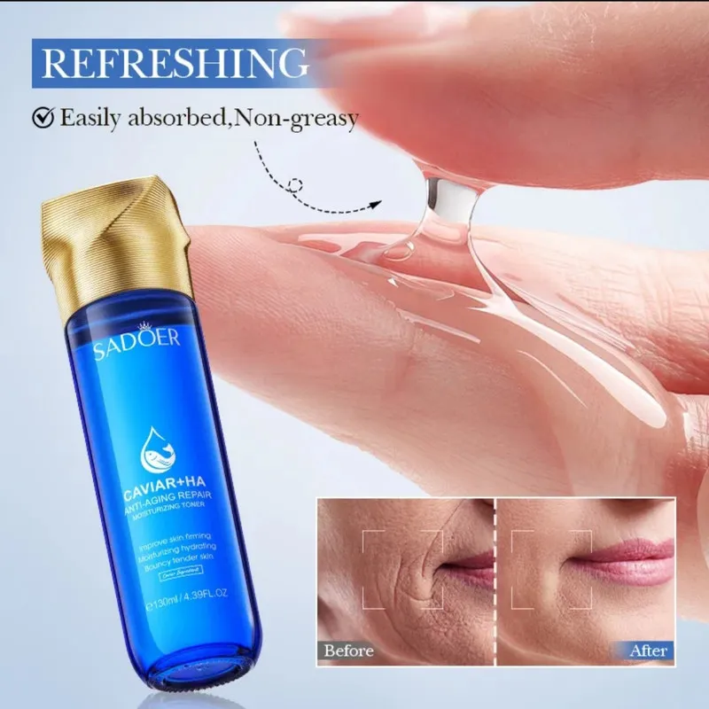 تونر پاک کننده صورت سادور مدل خاویار هیالورونیک مناسب برای انواع پوست حجم 130 میلی لیتر - تصویر 3