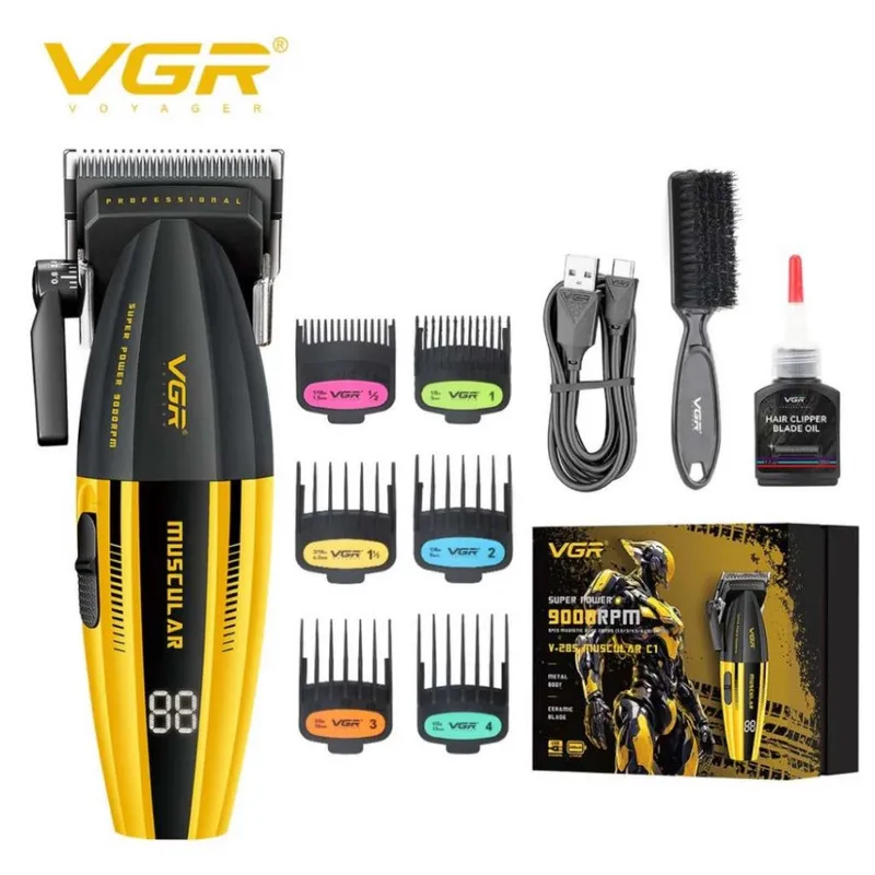 ماشین اصلاح موی سر و صورت شارژی وی جی ار مدل V-285 - تصویر 4
