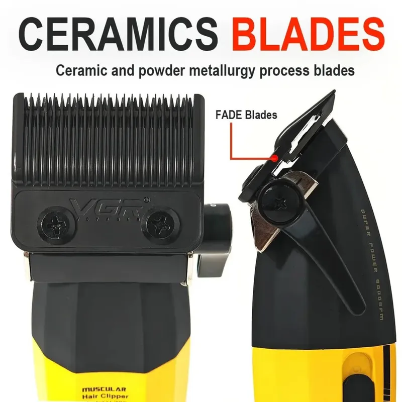 ماشین اصلاح موی سر و صورت شارژی وی جی ار مدل V-285 - تصویر 5
