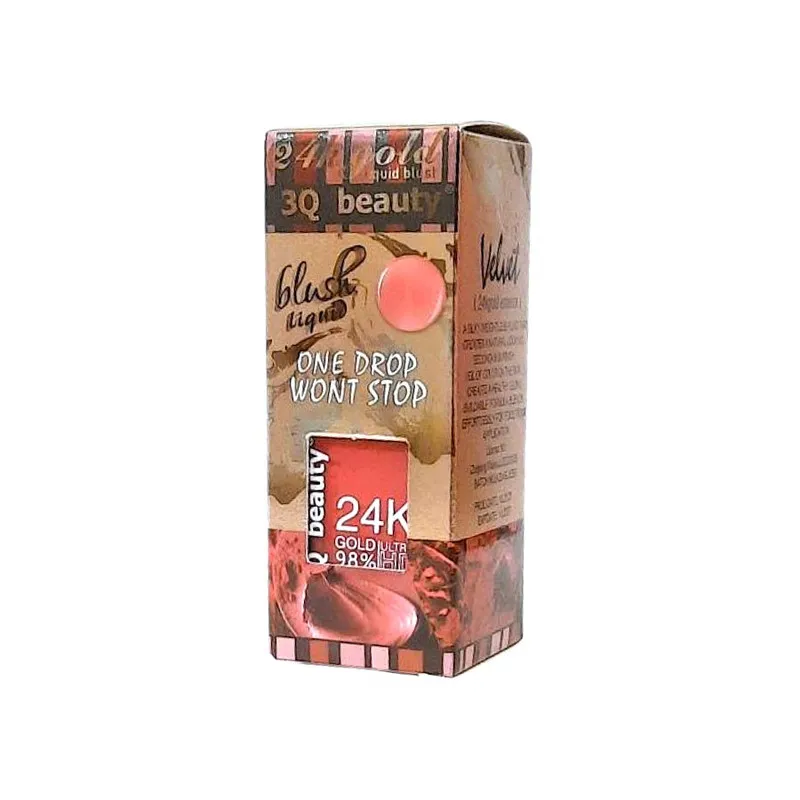 رژ گونه تری کیو بیوتی مدل طلا 24 عیار شماره 004 - تصویر 2